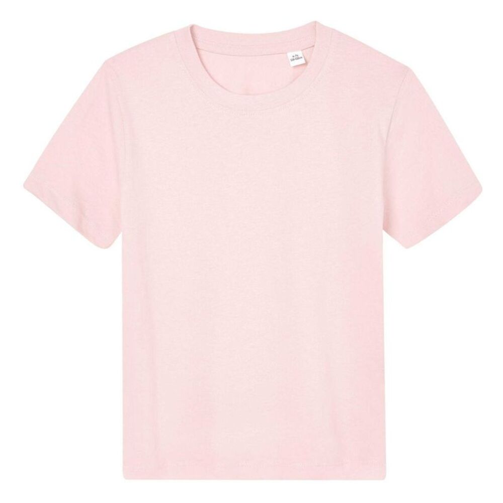 Mantis Childrens/Kids Essential Natural T-Shirt / Soft Pink